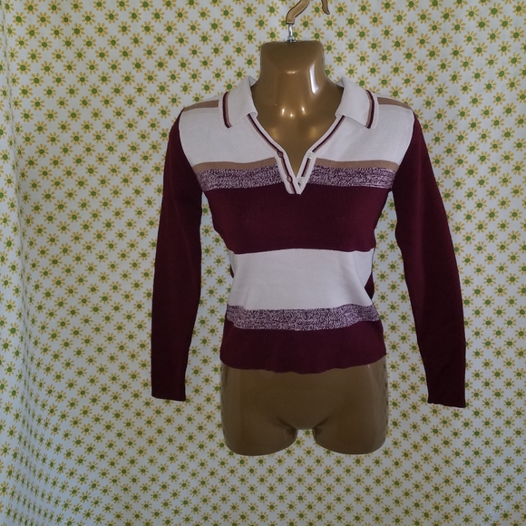 Blue Asphalt Button Sweater Top - Picture 4 of 5